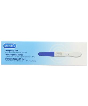Alvita Mid Stream Pregnancy Test Kit Single