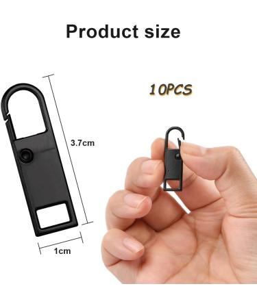 Hotut Zipper Pulls - 10 Metal Removable Zipper Pulls for Jackets Jeans Boots & More | Durable & Versatile - Buy Online on GoSupps.com