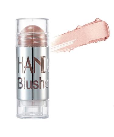 PICKX Chubby Blush Stick Multipurpose Blush Blush Stick For Cheeks Cream Blush Pink Blush Peach Stick Matte Stick Glow Stick Brighten Skin Tone (02#Highlighter)