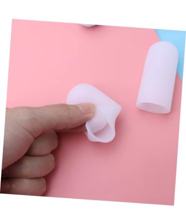 HEALEEP Toe Straightener & Bunion Spreader Gel Protectors - Foot Dilator & Thumb Protector for Bunion Relief - White Toe Separator pair - Buy Online on GoSupps.com