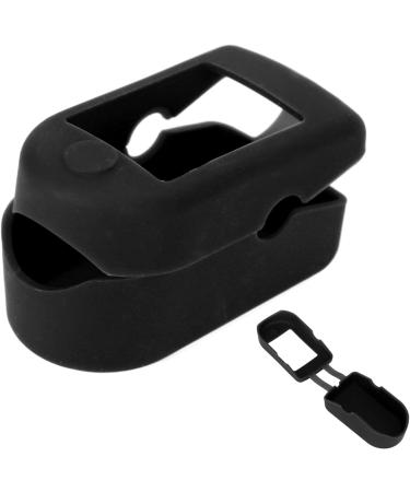 Compact Silicone Fingertip Oximeter Housing - Effective Protection for Travel Business & Family (Black) - Buy Online on GoSupps.com
