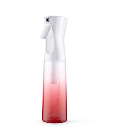 Uraqt spray bottle 300 ml atomizer spray bottle hair small salon water spray spray bottle hair water spray bottle spray bottles for hairstyles plants for cleaning (300 ml - color gradient red)