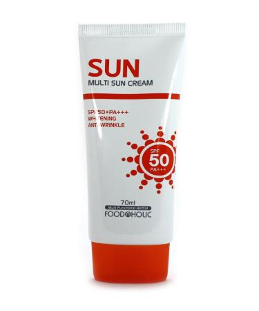 FOODAHOLIC Multi-Sun Cream SPF50+PA+++ Anti Wrinkle Sun Screen 70ml