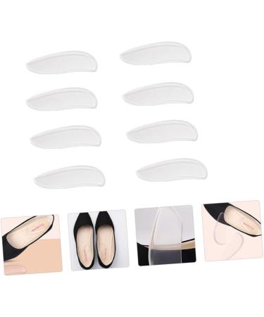NOLITOY 4 Pairs Flatfoot Insoles - Heel Pad & Supination/Pronation Correction | Soft Gel Transparent Orthotic Inserts for Unusual Shoes - 7.8x3.5cm - Buy Online on GoSupps.com