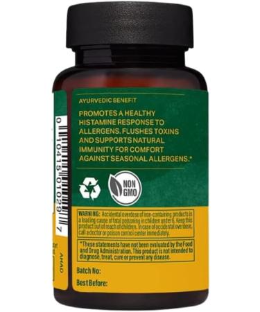Maharishi Ayurveda Aller-Defense Herbal Supplement - 60 Tablets | Supports Natural Immunity & Manages Allergens | Eliminates Toxins & Balances Immune System - Buy Online on GoSupps.com