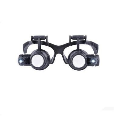 Lightweight Magnifying Glass Head-Mounted Magnifying Glass with Led Light for Watch Repair and Antique Appraisal Magnification Lofty Ambition - Buy Online on GoSupps.com