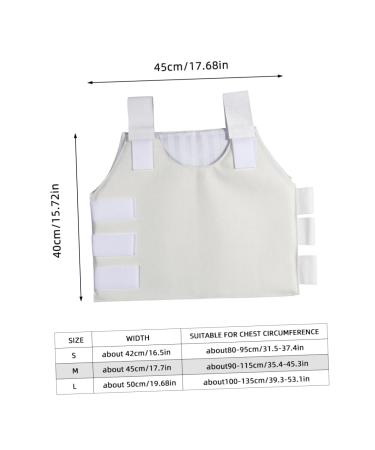 Fracture Medical Chest Fixation & Hernia Support Belt | Breathable Rib & Sternum Braces - 45x40cm - Buy Online on GoSupps.com