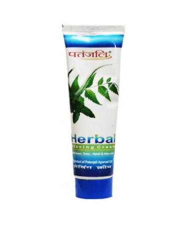 Patanjali Ayurvedic Herbal Shaving Cream With Neem Tusli Haldi & Aloe Vera 100gm