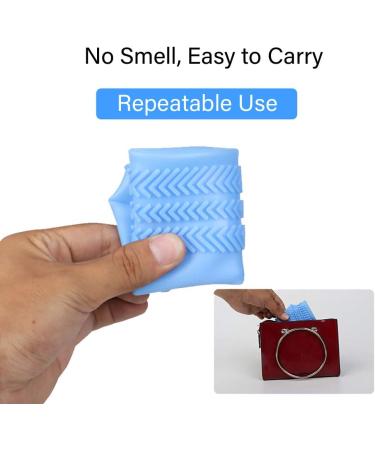 TAKUSHI HF Reusable Waterproof Silicone Rubber Shoe Covers - Non Slip Rain & Snow Overshoe for Men & Women - Transparent - Size M(Women) - Buy Online on GoSupps.com