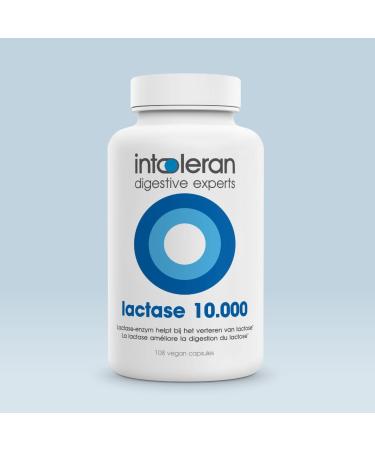 Intoleran Lactase 10 000 enzymes digestives - 108 g lules | Enzyme lactase qui aide dig rer les produits laitiers et le lactose | Low FODMAP - Buy Online on GoSupps.com