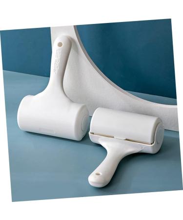 Kisangel Roller Brush Lint Remover - Travel Hair Removal Device for Couch & Clothes | Effective Debris & Pet Hair Scraper | 11.5x6CM White - Buy Online on GoSupps.com