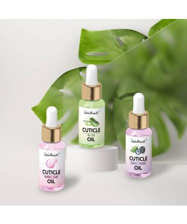 Cuticle Oil - Bubble Gum - Huile nourrissante pour cuticules avec huile d'amande et de macadamia vitamine E - Hydratante r g n rante et nourrissante pour des ongles sains - 10 ml Chewing-gum - Buy Online on GoSupps.com