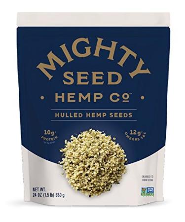 Mighty Seed Hemp Hulled Seeds, 24 Ounce