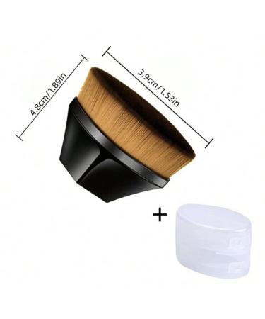 Travel Ready Foundation & Tanning Brush - Dual-Use Kabuki Brush for Face & Hands | Soft Lavender | Portable with Travel Box - Perfect for On-the-Go Application - Buy Online on GoSupps.com
