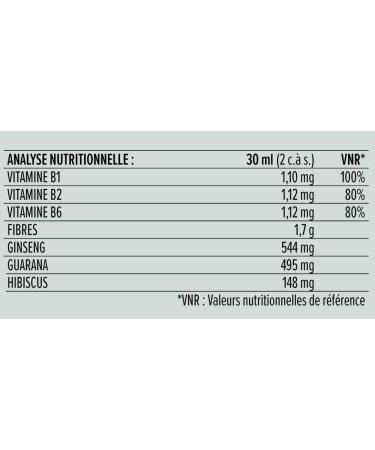 VITALITY PiantoBiotic (ex B.St-Joseph): tonic effect energy | convalescence | endurance sport | Concentrated supplement of phyto-active ingredients: guarana ginseng hibiscus nutrients vitamins - Buy Online on GoSupps.com