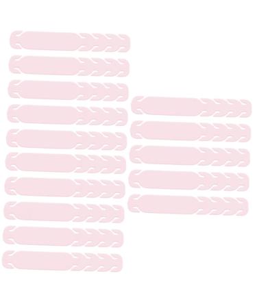 Magiclulu 30 Stk Hooks Hackenbar Zulunft Pink Elastic mask strap buckle Earring protection headband mask accessories connect slipproof combo plate ear clip extension belts pink