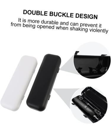 Tovinanna Electric Toothbrush Case & Storage Box - 2 Piece Travel Holder for Electrical Toothbrushes - Buy Online on GoSupps.com