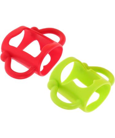Toyvian 4 Pcs Silicone Bottle Handle Nursing Bottle Handle Bottle Handles Bottle Handle Handle Bottle Handle Grip Milk Bottle Silica Gel 13.00X7.00X6.50CMx2pcs Assorted Colorx2pcs - Buy Online on GoSupps.com