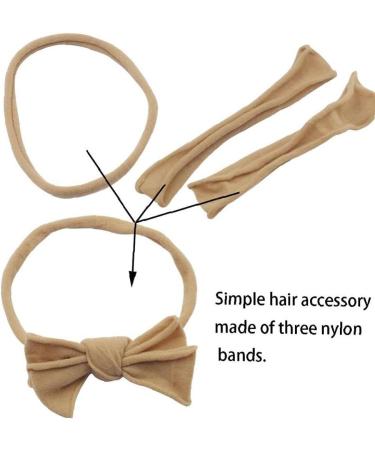 Froiny 100pcs Nylon Headbands - Soft & Stretchy Handmade Baby & Toddler Accessories - Perfect for Newborns International Shipping Available - Buy Online on GoSupps.com