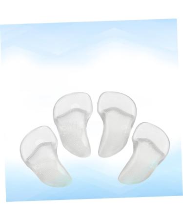 Healeved Clear Pumps Insoles - 3 Pair Heel Grips & Cushions for High Heels | Gel Half Insoles with Arch Support & Soft Massage Pads - Buy Online on GoSupps.com