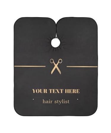 Individual hairdresser personalized text professional hairdressing salon cloak for home and hairdressing salon 6
