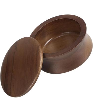 Minkissy 3-Stone Shaving Bowl Set - Wooden Shaving Shell for Men | Razor & Soap Kit - Classic Bamboo Design - Buy Online on GoSupps.com