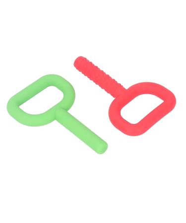 D Letter Hand Chew Toy - Silicone Sensory Teething Toy for Autistic Children | 2 Pack - Safe Soft & Durable - Buy Online on GoSupps.com