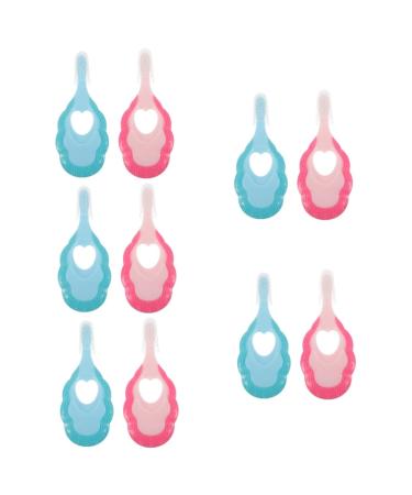 Minkissy bite toy for babies 10 pcs baby toothbrush toothbrushes for children manual pepper with soft bristles newborn toothbrush