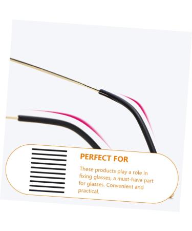 Coolhiya 5 Pairs Glasses Leg Sleeve Repair Kit | Anti-Slip Silicone Covers for Glasses | Durable & Practical Accessories - Buy Online on GoSupps.com