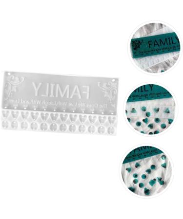 NUOBESTY Listed Mold Silicone Molds Candle Molds Diy Epoxy Mold Crystal Epoxy Mold Door Hanging Household White medium - Buy Online on GoSupps.com