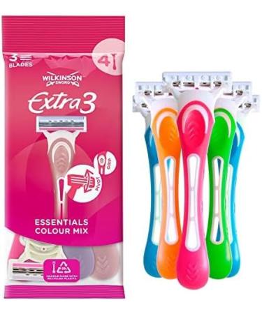 Wilkinson Disposable Razors for Women Extra 3 - 4 Pack | Smooth Shaving & Comfort - Shop Internationally - Buy Online on GoSupps.com