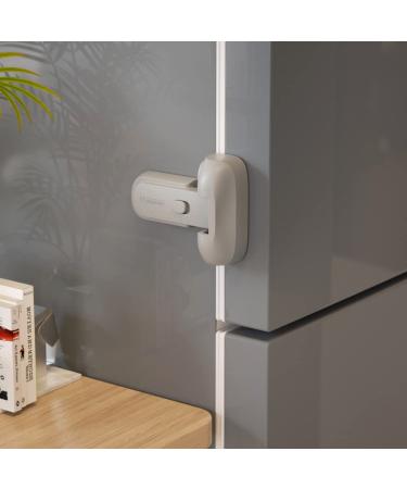 EUDEMON 1 Pack Updated Child Proof Refrigerator/Fridge/Freezer Door Lock Apply to Max 1"(25mm) Sealing Strip for Toddlers and Kids, no Tools Need or Drill(Grey) - Buy Online on GoSupps.com