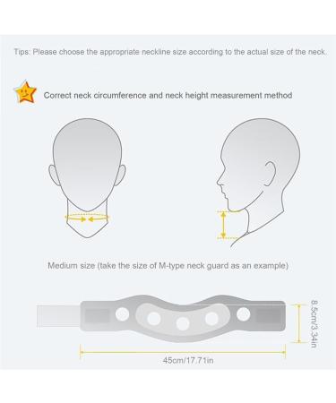 Recovist Recovist Neck Brace Cervicorrect Neck Brace Neck Brace for Sleeping Soft Foam Snoring Cervical Neck Brace for Women Men (Medium Blue) M Blue - Buy Online on GoSupps.com