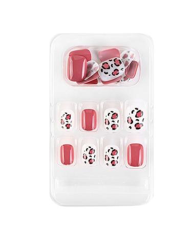 dijiusidy False Nail Fashionable Various Shapes Fingernail Full Coverage Strong Viscosity Adjustable Paster for Manicure Art 17 F741 17 1 count (Pack of 1)