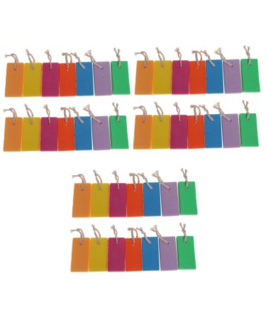 FOMIYES 54pi ces Pierre Exfoliante Pour Outil De P dicure Couleurs M lang es Pour liminer Les Peaux Mortes Et Callosit s