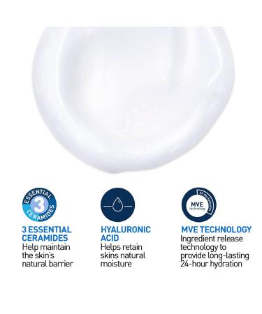 Cerave Moisturizing Cleansing Lotion 88ml - Gentle Cleanser for Normal to Dry Skin with 3 Essential Ceramides & Hyaluronic Acid - Travel Size Body & Face Wash | International Shipping - Buy Online on GoSupps.com