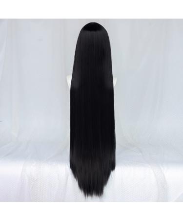wxypreey Black Long Straight Hair Wig | Anime Cosplay & Halloween Costume | Premium Quality Wig - Buy Online on GoSupps.com