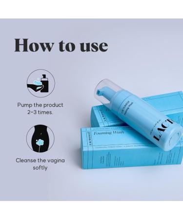 LACTOMEDI Feminine Foaming Wash - pH Balanced Intimate Care with Natural Ingredients | EWG Green-Verified | 5.07 fl oz - Buy Online on GoSupps.com