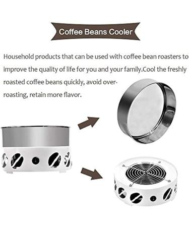 500G Home Coffee Beans Cooler Double Layer Filter Cooling Coffee Beans Roaster Matching Rapid Cooling System Plate for Homecafe Cooling Roasted Coffee Bean Rich Flavour (Color : White) - Buy Online on GoSupps.com