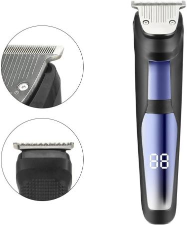 Pro Hair Clipper Waterproof Hair Clipper Electric LED Display Barber Tool Shaving Hair Engraving Oil Head(Green) - Buy Online on GoSupps.com