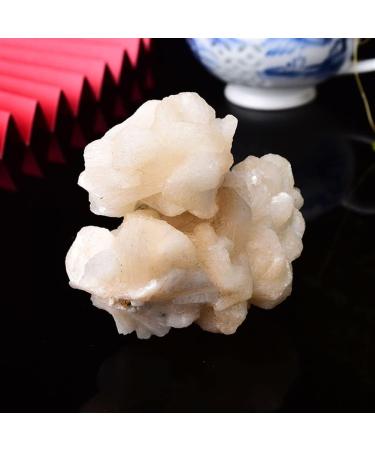 Room Decoration Natural Raw Crystals Rough Zeolite Crystal Cluster and Apophyllite Intergrowth Quartz Stone for Home Decoration Stones Light Grey - Buy Online on GoSupps.com