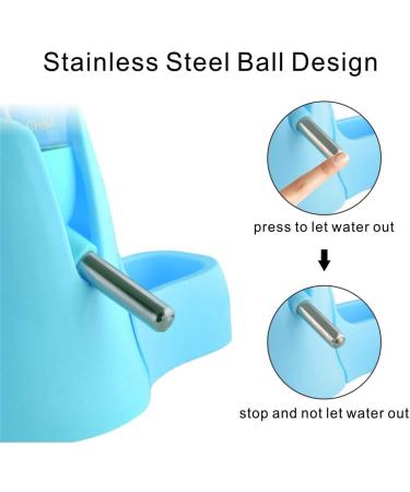 Hamster Water Bottle Guinea Pig Water Bottle Non Drip Guinea Pig Water Bottle Automatic Feeder Water and Food Dispenser for Rats Guinea Pigs Ferrets Rabbits Small Animals - Buy Online on GoSupps.com