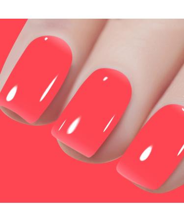 Vishine Neon Gel Nail Polish Set Nails Gel Neon Fushia Hot Pink Orange Yellow Gel Polish 4 Colors Soak Off LED Gel Nail Kit Halloween Nails Nail Art Manicure Gifts for Women C029 Set C029 - Buy Online on GoSupps.com