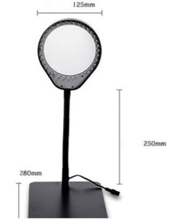 Lightweight Magnifying Glass 10 Times Hd Desktop with 36 Led Lights Plug-in Magnifying Glass for Electronic Circuit Board Repair Lofty Ambition - Buy Online on GoSupps.com