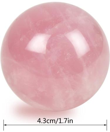 Juanxian Rose Quartz Massage Balls - 4 cm Fitness & Acupoint Massage Set (2 Pieces) | Gift Box Included | Muscle Stretching & Health Care Tools - Buy Online on GoSupps.com