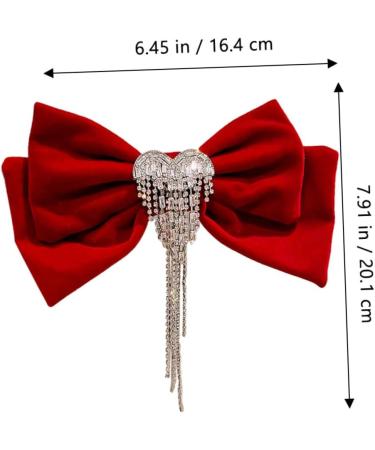 BELLIFFY Tassel Hair Clip Hair Accessories Girl Bow Hairpin Hair Bow Clip Bow Tassel Barrette Hair Bowknot Bow Hair Barrette Bow Barrette Bowknot Barrette Bowknot Tassel Hairpin - Buy Online on GoSupps.com