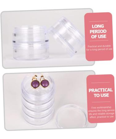 ABOOFAN 6 Sets Eye Cream Box Round Clear Jars with Lids Lotion Jars Stackable Round Jars Small Makeup Jars Containers with Lids Cosmetic Vial Eye Shadow Jar Portable Travel Powder Plastic - Buy Online on GoSupps.com