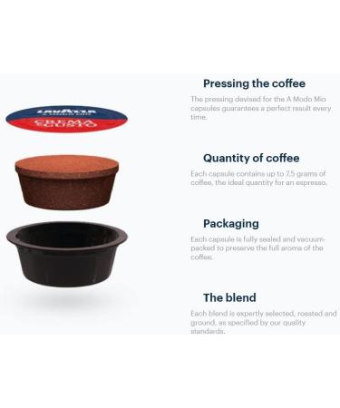 Lavazza A Modo Mio Crema e Gusto 54 Coffee Capsules - Classico 54 Count - Buy Online on GoSupps.com