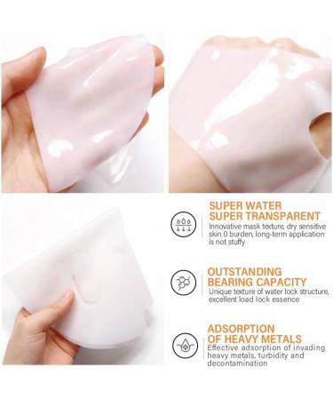 Salmon DNA PDRN Pink Collagen Jelly Gel Mask Overnight Mask for Glowing Skin Firms Hydrates Minimizes Pores & Evens Skin Tone (4 Sheets) - Buy Online on GoSupps.com