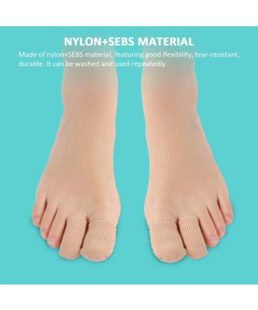Ssiyiya Gel Toe Protection for Big Toes - 8 Soft Fabric Covers Anti-Friction Sleeves & Pillows for Men & Women - Ultimate Foot Care Solution - Buy Online on GoSupps.com